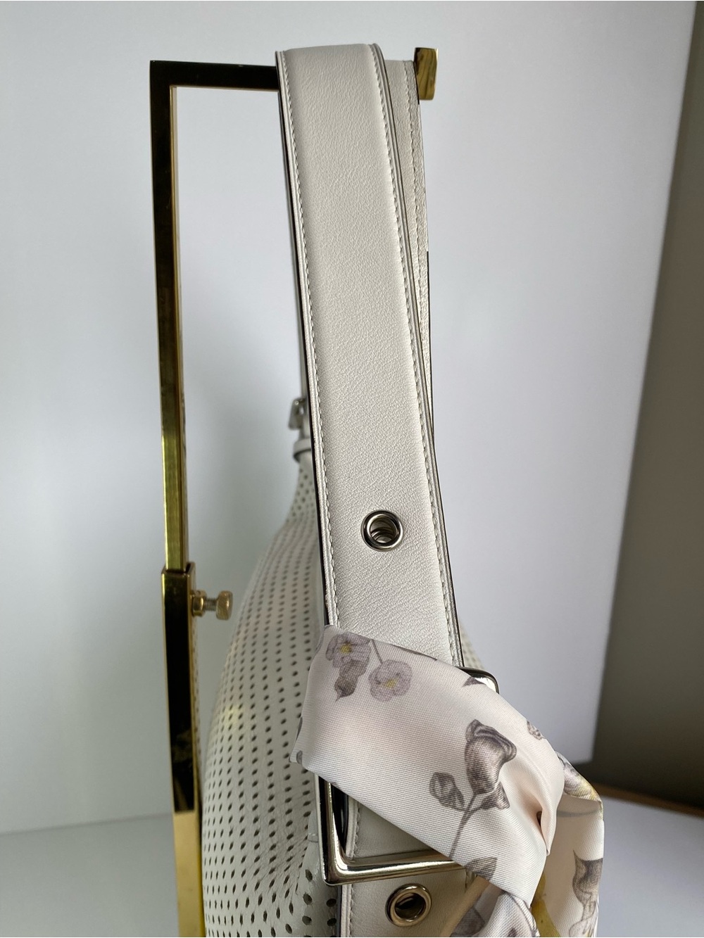 Coach Legacy Perforated  Large Duffel Adjustable Shoulder Bag - Picture 9 of 14